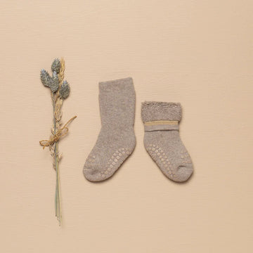 Antirutsch-Socken "Terry cotton sand" - GoBabyGo